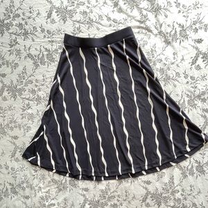 Ann Taylor Patterned Circle Skirt